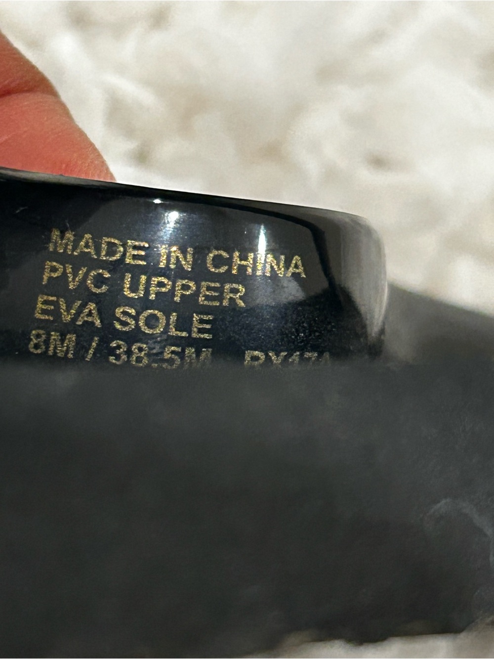 Michael Kors Black Logo Jelly Flip Flops - Picture 6 of 6